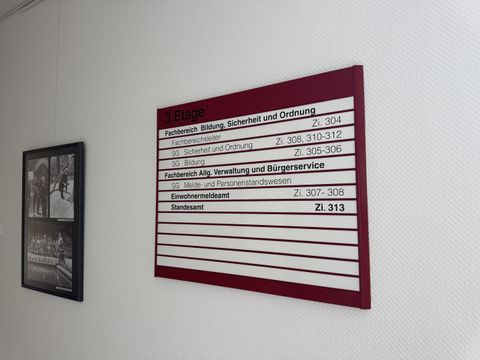 3. Etage des Rathauses