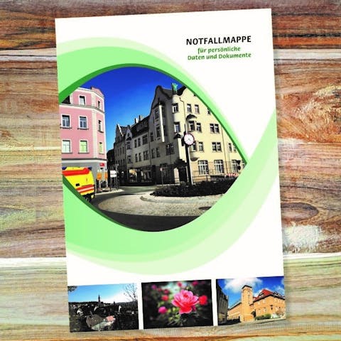 Notfallmappe - kostenlos im Rathaus Lichtenstein/Sa. erhältlich