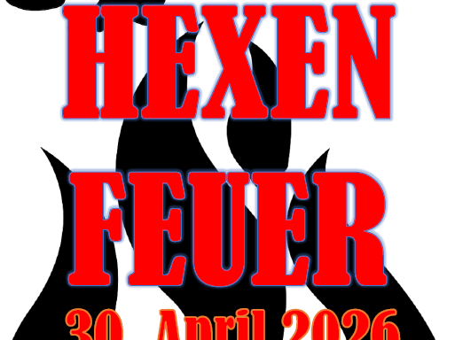 auf einem Besen reitende Hexe über einem Kessel gezeichnet