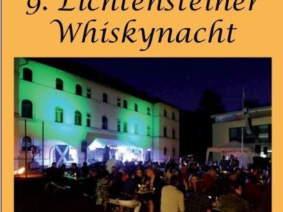 Flyer mit beleuchtetem Innenhof des Kultur.Palais.Lichtenstein